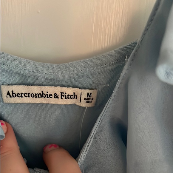 Light Blue Ruffle Dress - Picture 6 of 6